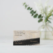 Photographer Business Card (Standing Front)