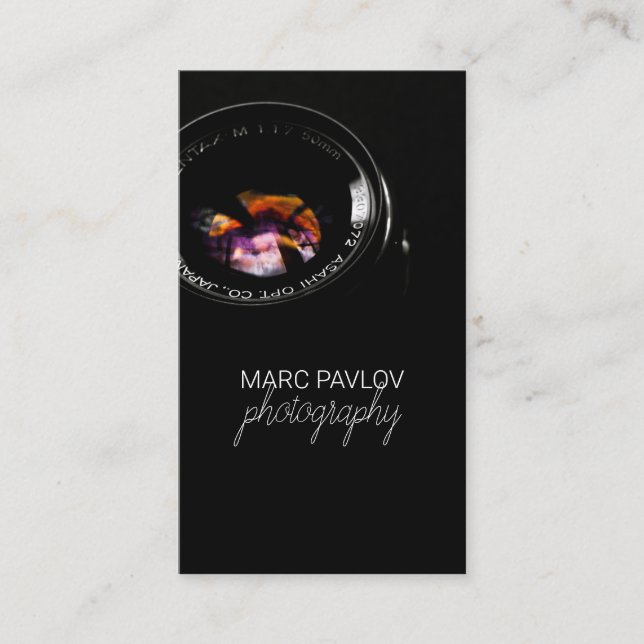 Photographer Business Card (Front)