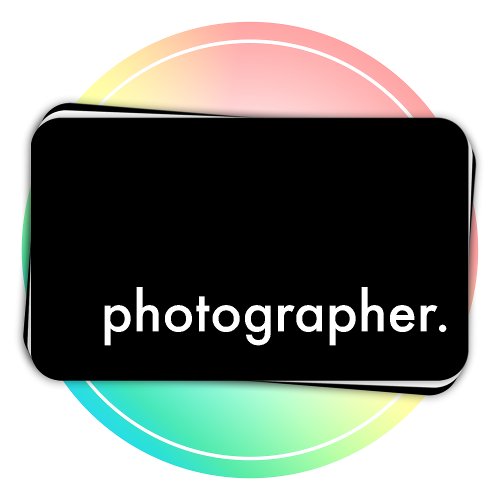 photographer. business card templates