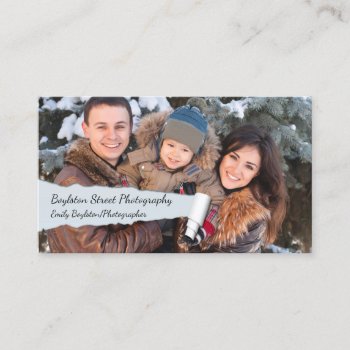 Photographer Business Card by all_items at Zazzle