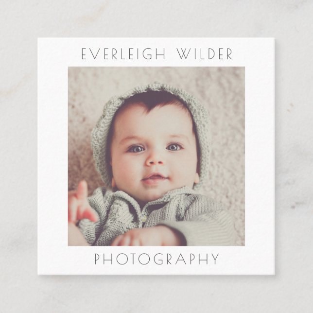 Photographer Business Card (Front)