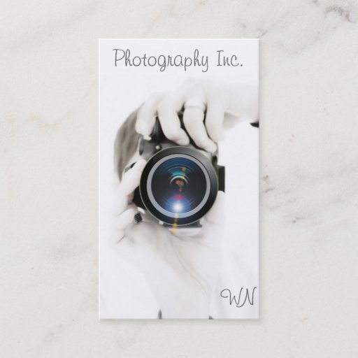 Customizable Photographer Business Card Template
