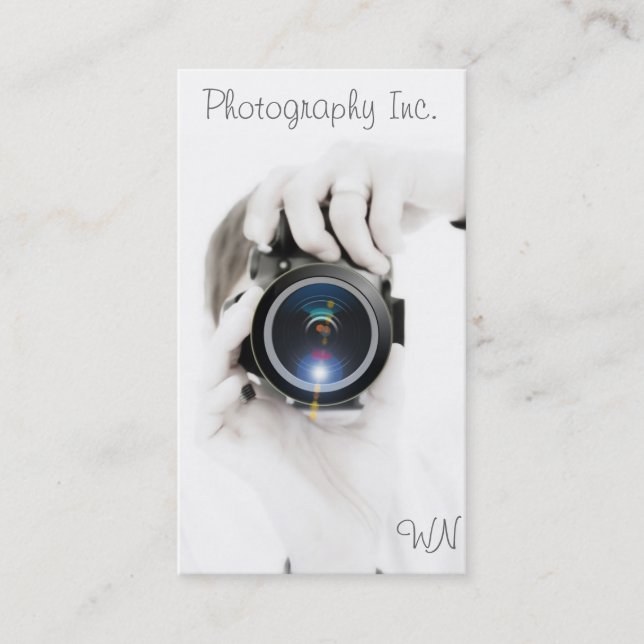 Photographer Business Card (Front)