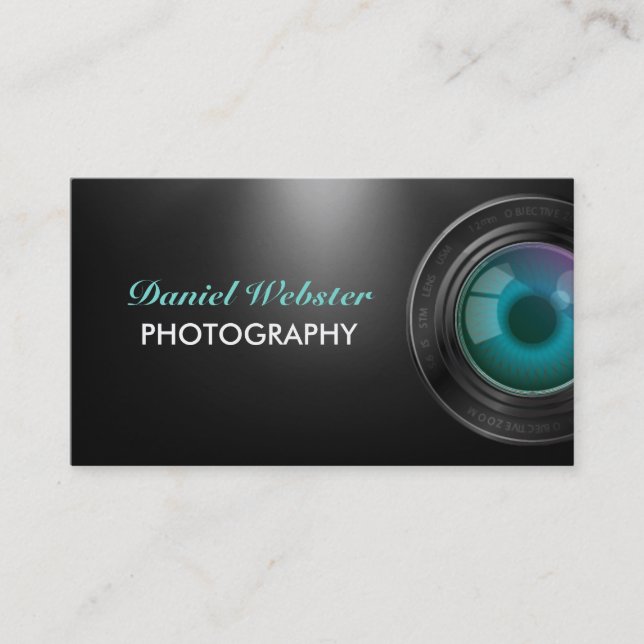 Photographer business card template (Front)