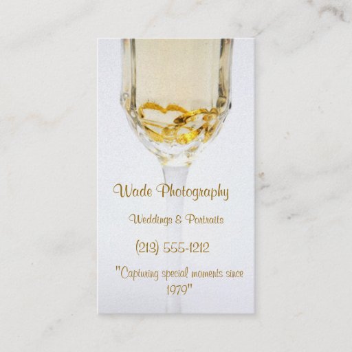 Customizable Photographer Business Cards