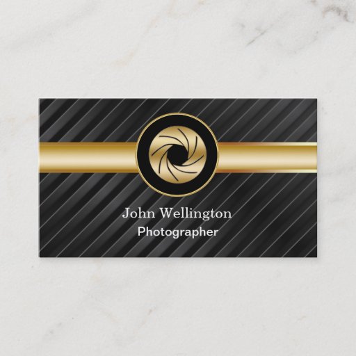 Customizable Photographer Business Cards
