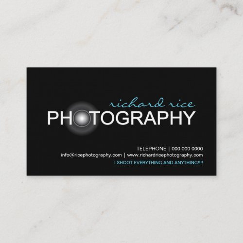 Photographer Business Cards