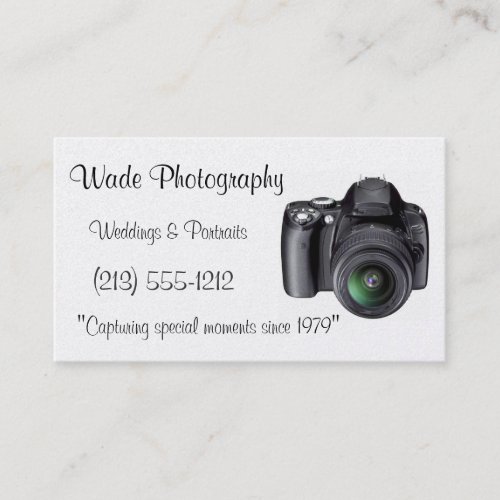 Photographer Business Cards