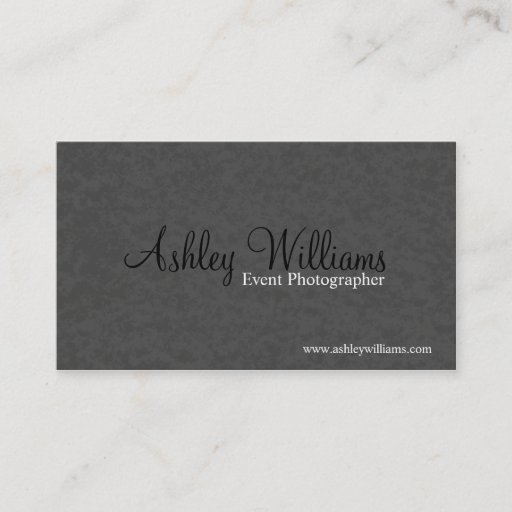 Customizable Photographer - Business Cards