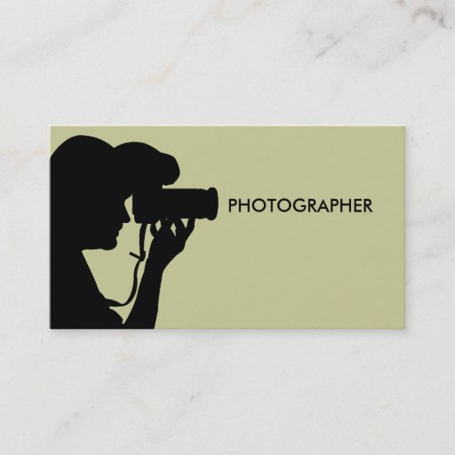 Customizable Photographer Business Cards