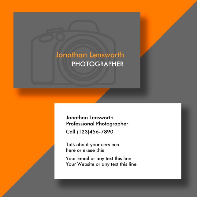 Photographer Business Cards (Creator Uploaded)