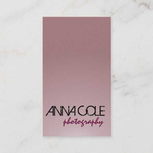 Photographer - Business Cards