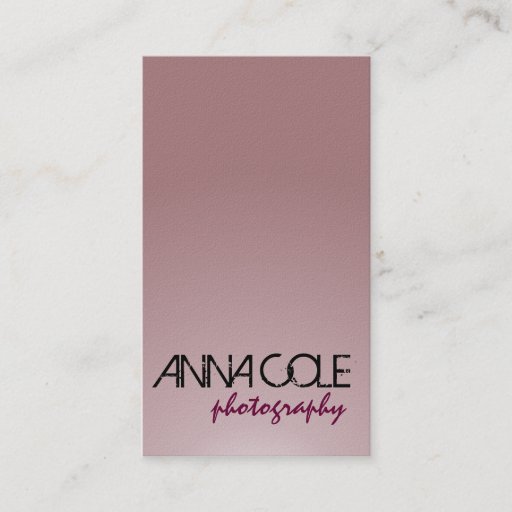 Customizable Photographer - Business Cards