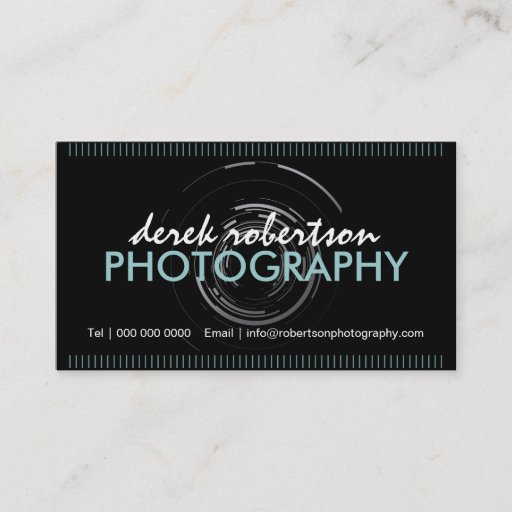 Customizable Photographer Business Cards