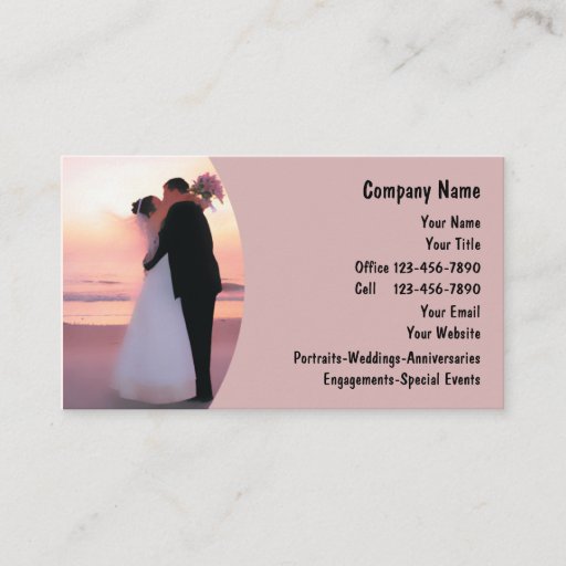 Customizable Photographer Business Cards
