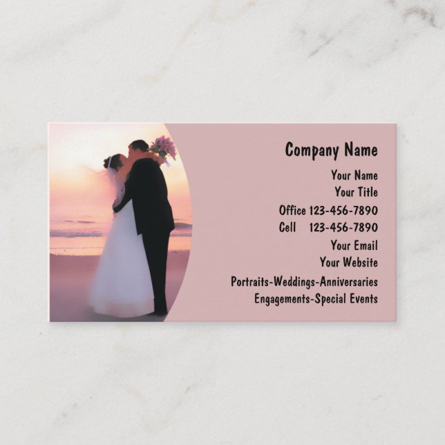 Photographer Business Cards (Front)
