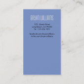 Photographer - Business Cards (Back)