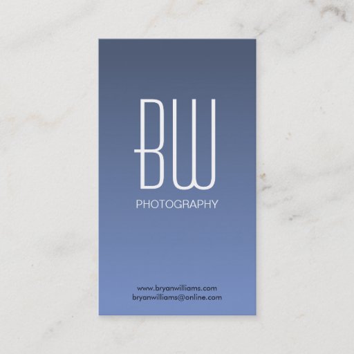 Customizable Photographer - Business Cards