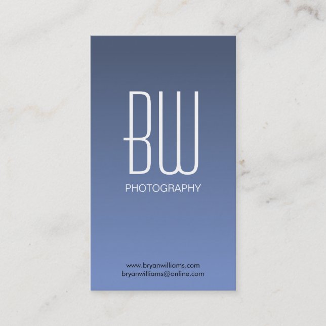 Photographer - Business Cards (Front)