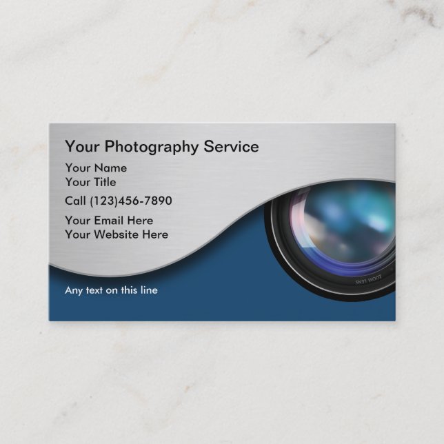 Photographer Business Cards (Front)