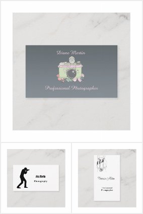 Photographer Business Cards
