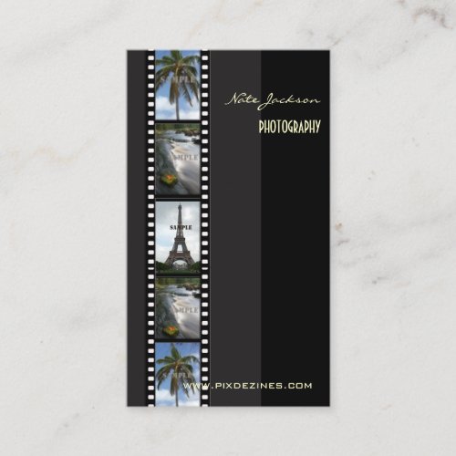 Photographer business cards photos template