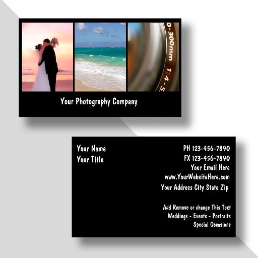 Customizable Photographer Business Cards_New