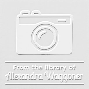Photographer Camera #1 “from the Library of” Embosser