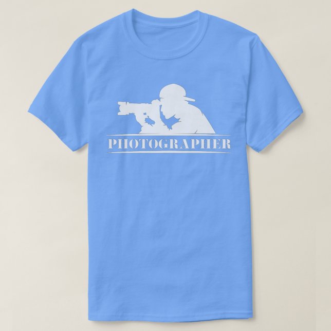 Photographer Camera Photography Photojournalist Le T-Shirt (Design Front)