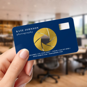 Photographer Camera View Minimalist Transparent Clear Business Cards