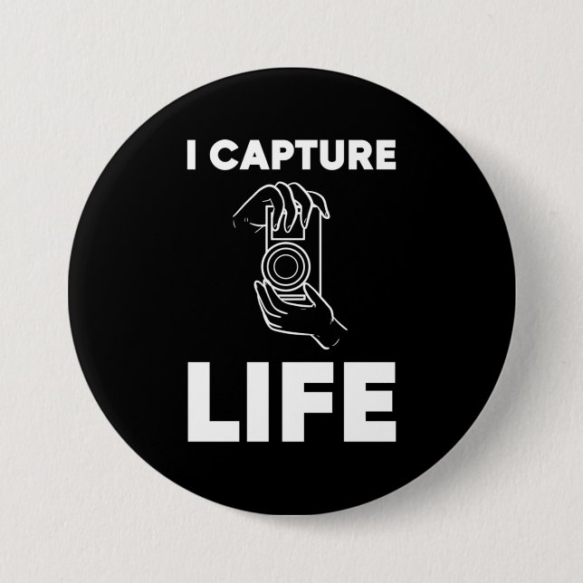 Photographer Capture Life Button (Front)