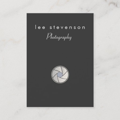 Customizable Photographer Chubby Business Card