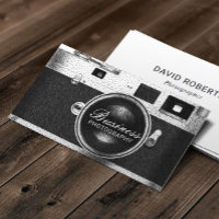 Photographer Classic Camera Drawing Photography Business Card