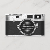 Photographer Classic Camera Drawing Photography Business Card (Front)