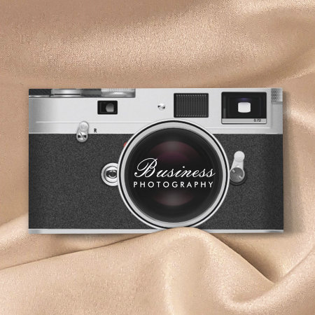 Photographer Classic Camera Photography Business Card
