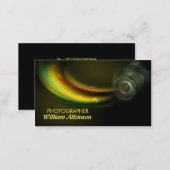 photographer colorful modern business card (Front/Back)