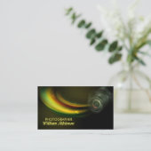 photographer colorful modern business card (Standing Front)