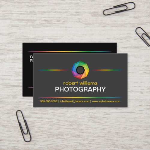 Photographer Business Cards