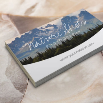 Photographer Custom Cover Image Photography Business Card by cardfactory at Zazzle