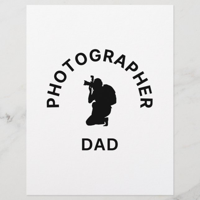 Photographer Dad Letterhead (Front)