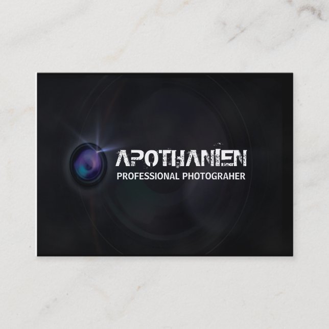 Photographer Design Business Card (Front)