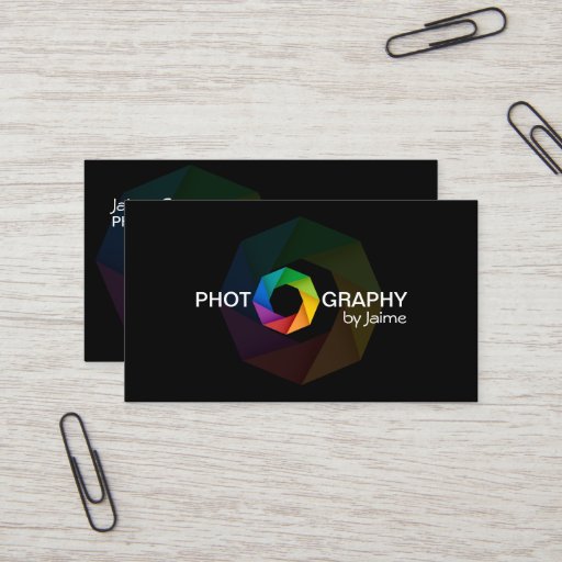 Customizable Photographer Business Cards