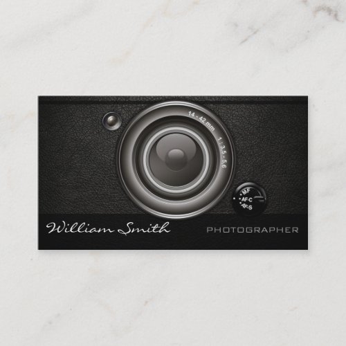 Photographer double bed business cards