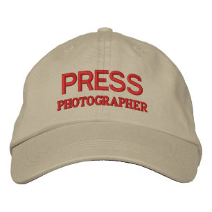 PHOTOGRAPHER EMBROIDERED BASEBALL HAT