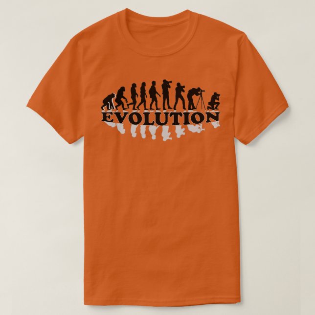 Photographer Evolution  T-Shirt (Design Front)