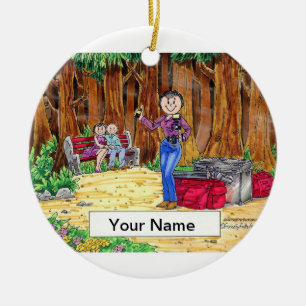 Photographer - Female Ceramic Ornament