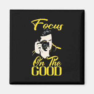 Photographer Focus On The Good Magnet