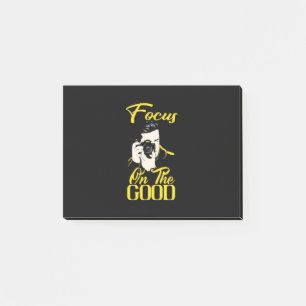 Photographer Focus On The Good Post-it Notes