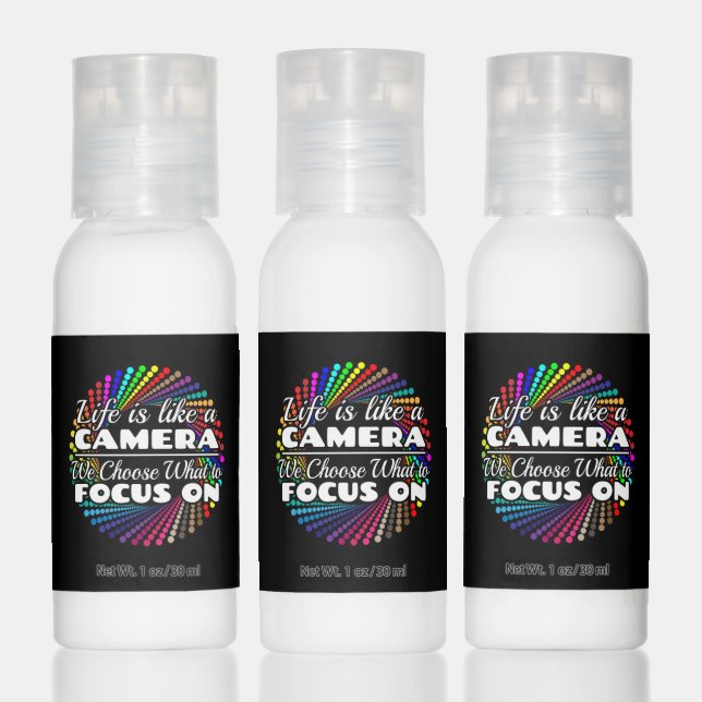 Photographer Focus Quote - Life Like a Camera Hand Lotion (Set)