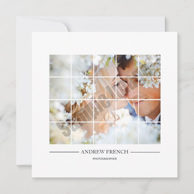 Photographer Gift Certificate (Front)